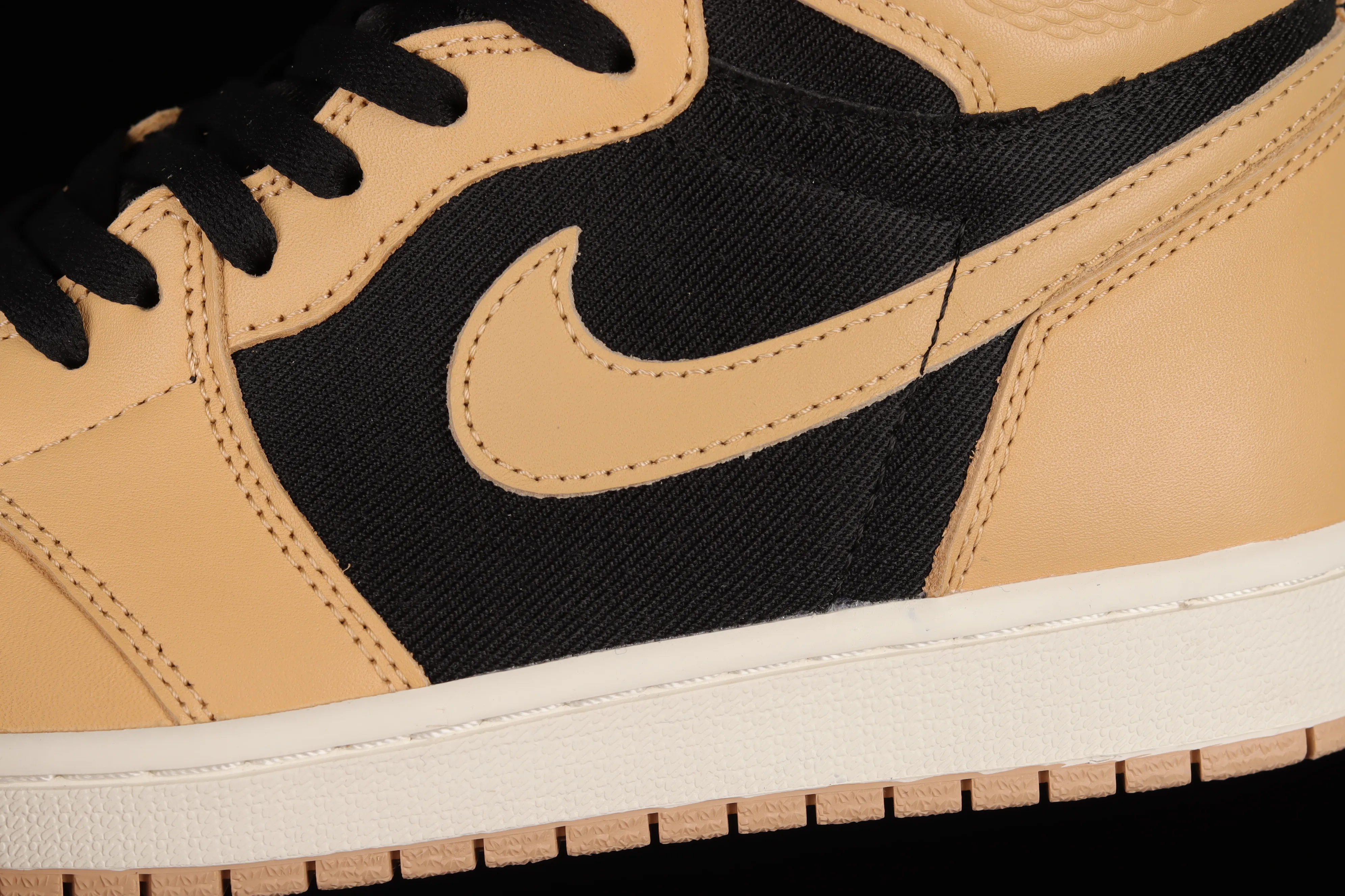 All categories Air Jordan Jordan series basketball shoes Air Jordan 1 High Air Jordan 1 "Obsidian" AJ1 Joe 1 milk brown high-top basketball shoes 555088-202